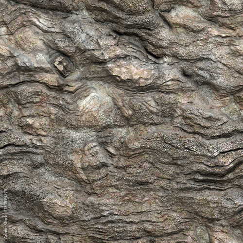 Obraz na płótnie Detailed Rock Seamless Texture w salonie