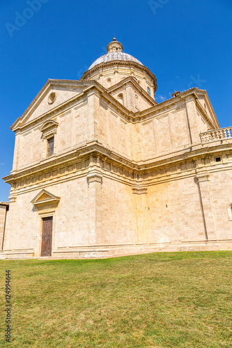 Montepulciano, Italy. The medieval church of the Madonna di San Biagio, 1515 - 1545 years.