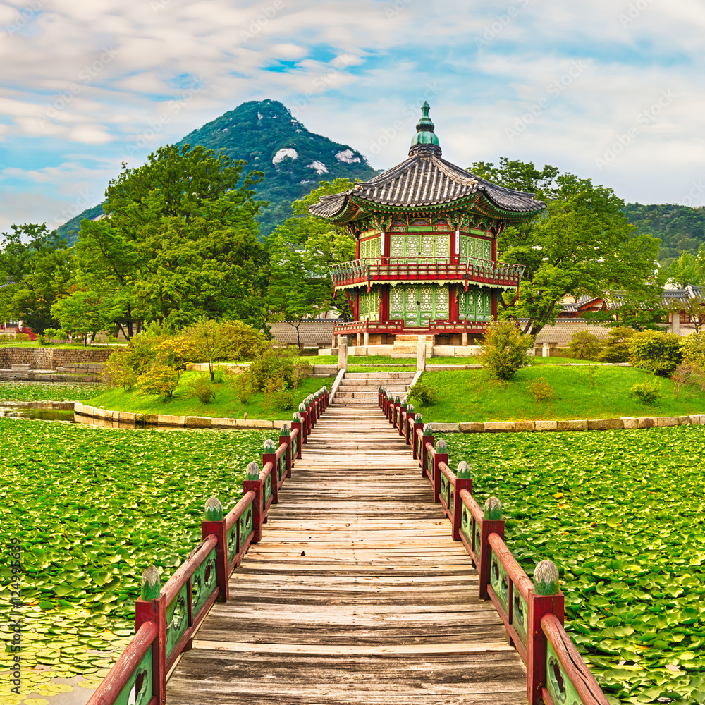 Fototapeta premium Pałac Gyeongbokgung. Korea Południowa.