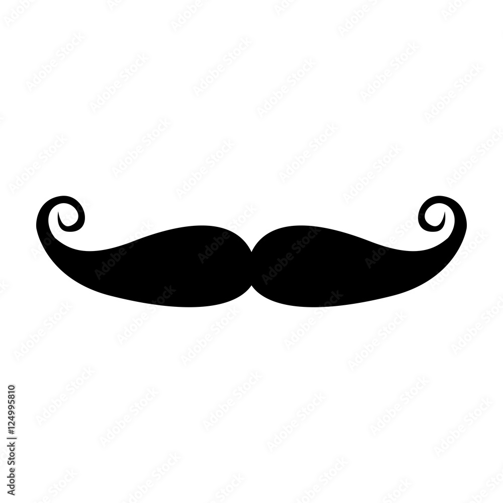 retro mustache icon image vector illustration design retro mustache icon image vector illustration design