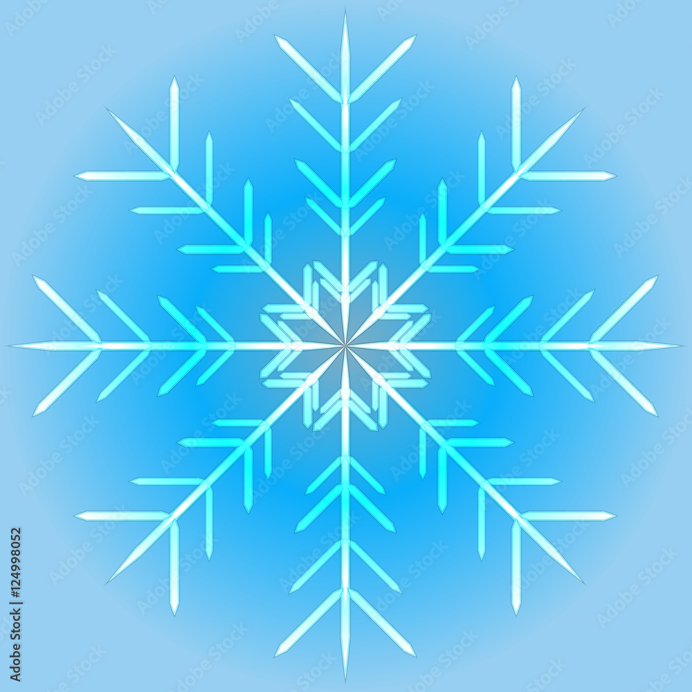vector illustration of a snowflake vector illustration of a snowflake