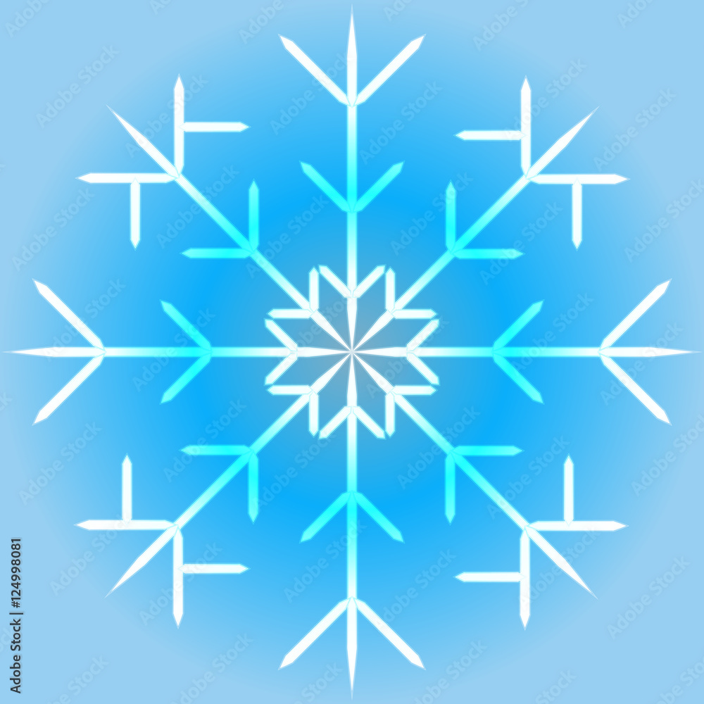 vector illustration of a snowflake vector illustration of a snowflake
