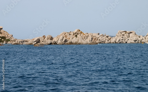 Group of rocks and lots emerged