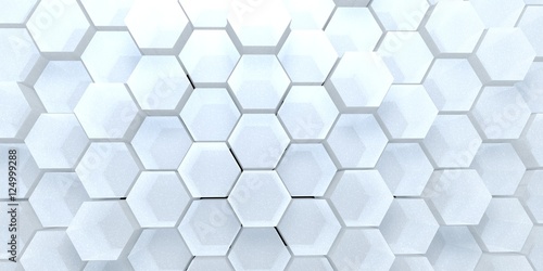 Fototapeta Naklejka Na Ścianę i Meble -  Digital hexagons background