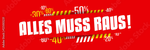 Alles muss raus !