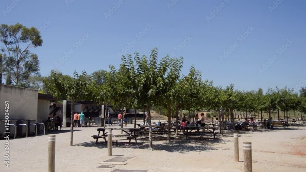 People At The Barbecue Park People At The Barbecue Park