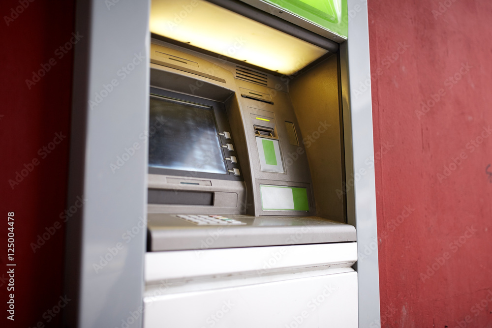 Fototapeta premium atm bank cash machine
