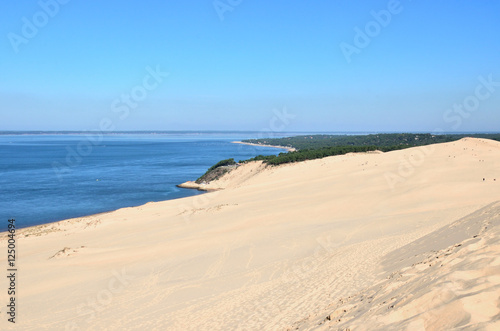 Vu de la baie d’Arcachon de la dune du pilat
