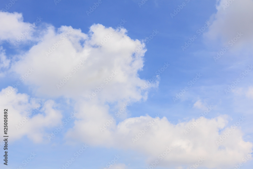 White clouds in blue sky White clouds in blue sky
