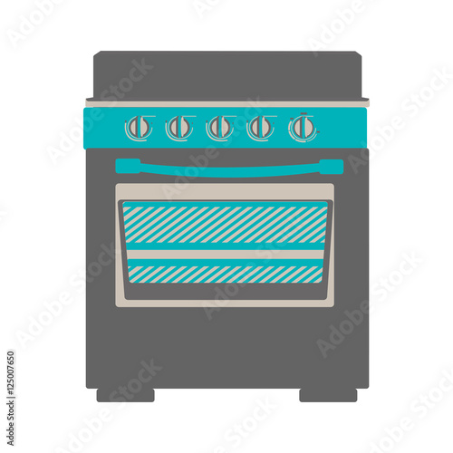 oven stove icon image vector illustration design 