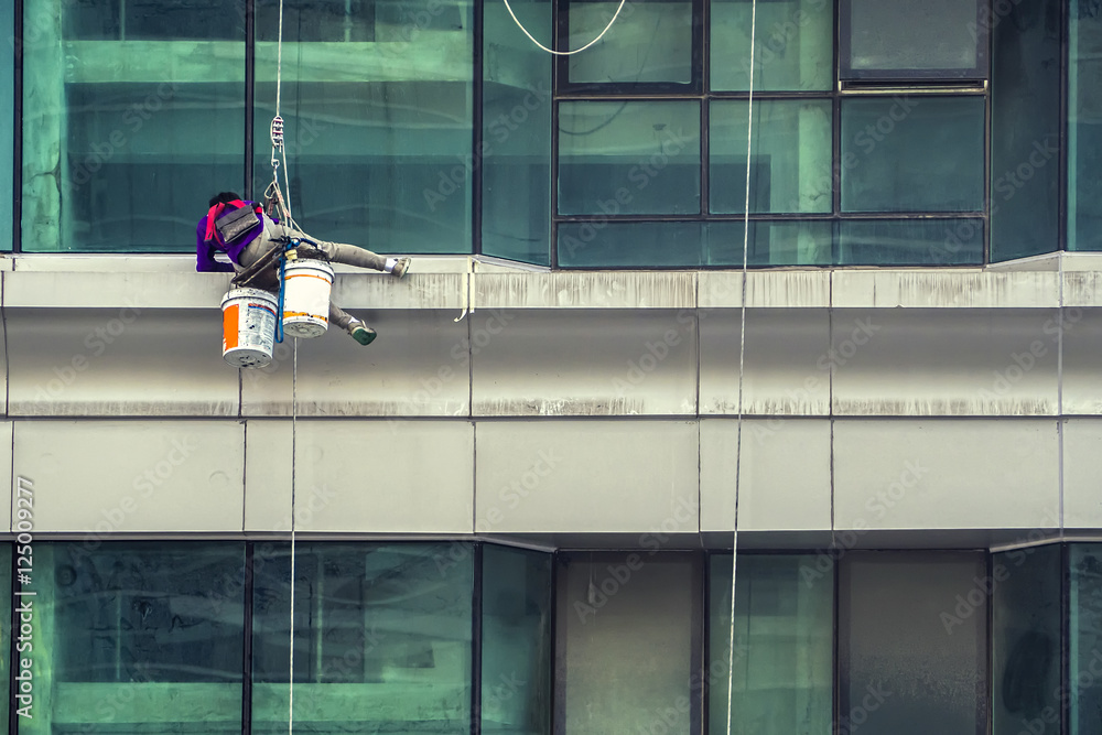 Clean the exterior of the building