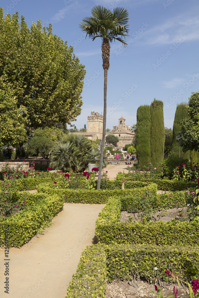 Fototapeta premium Córdoba, Alcazar de los Reyes Católicos, (Burcht van de Kathol