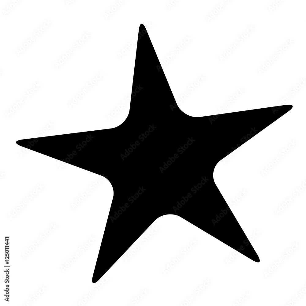 Obraz premium star fish icon image vector illustration design 
