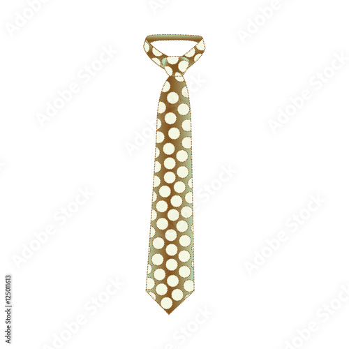 pattern necktie icon image vector illustration design 
