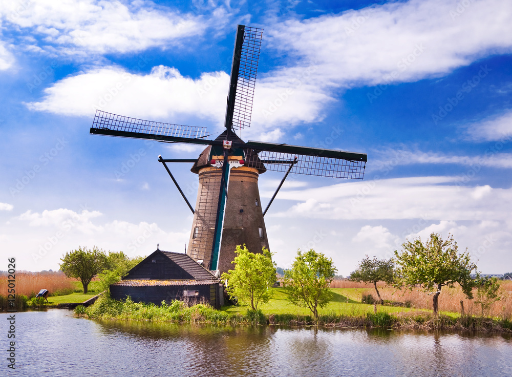 Windmill in Netherlands