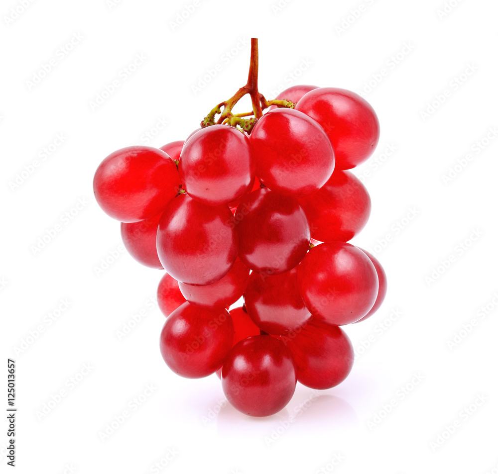 red grape isolated on white red grape isolated on white
