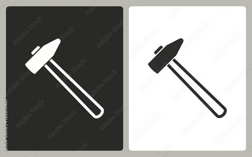 Hammer - vector icon. Hammer - vector icon.