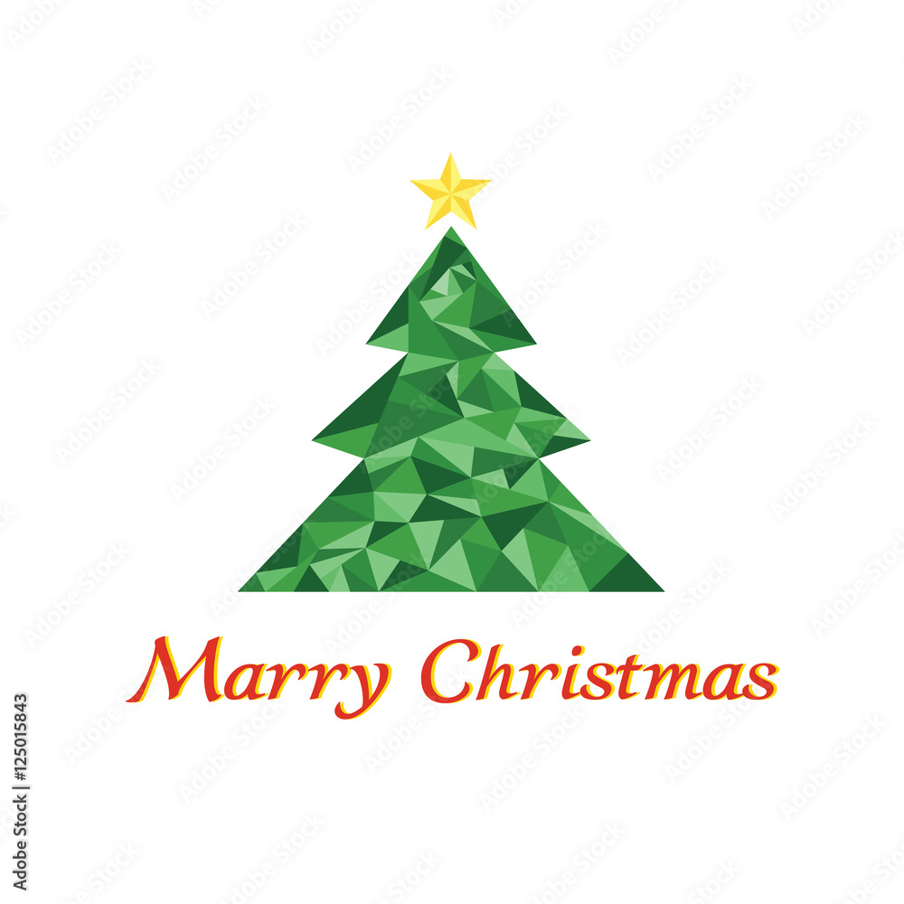 Christmas card concept by the tree and white background Christmas card concept by the tree and white background