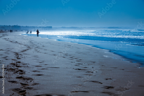 Plaża i nad Oceanem Atlantyckim, Maroko, Agadir, Afryka