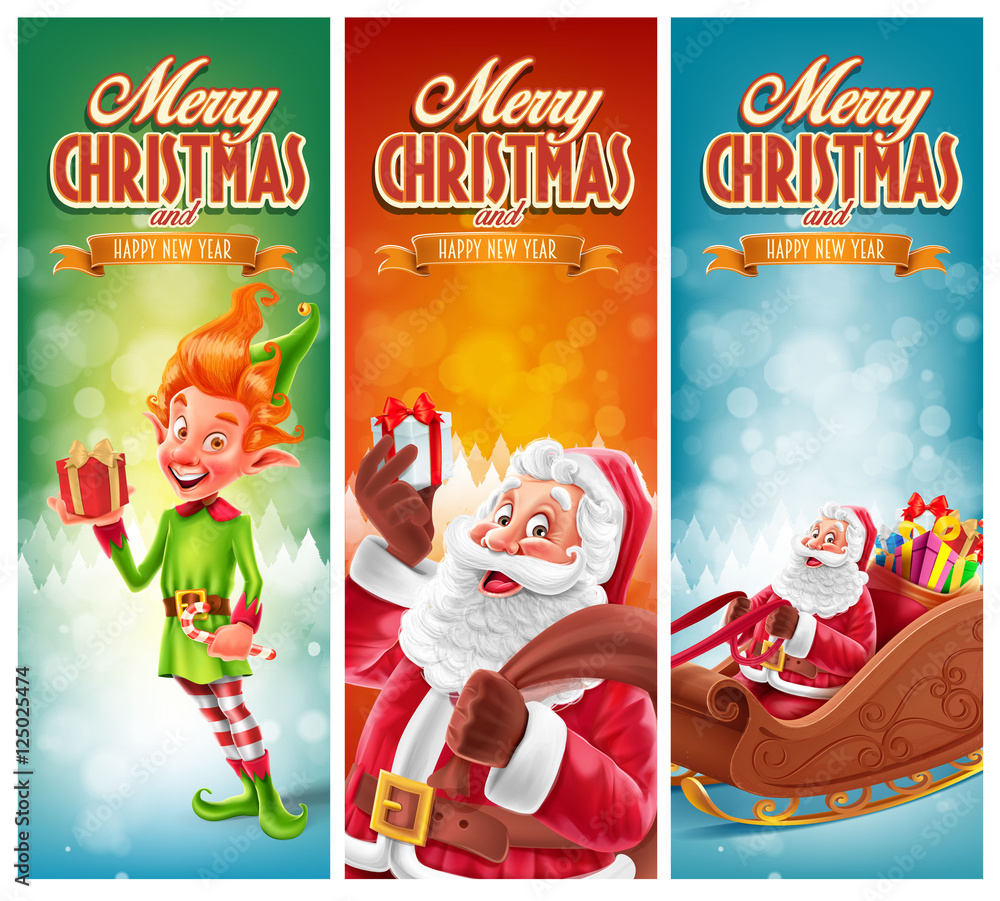 Fototapeta premium christmas template