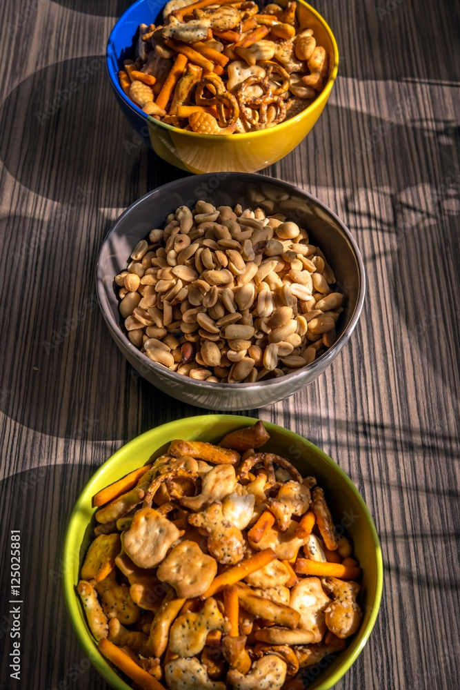 Peanuts and salty snacks Peanuts and salty snacks