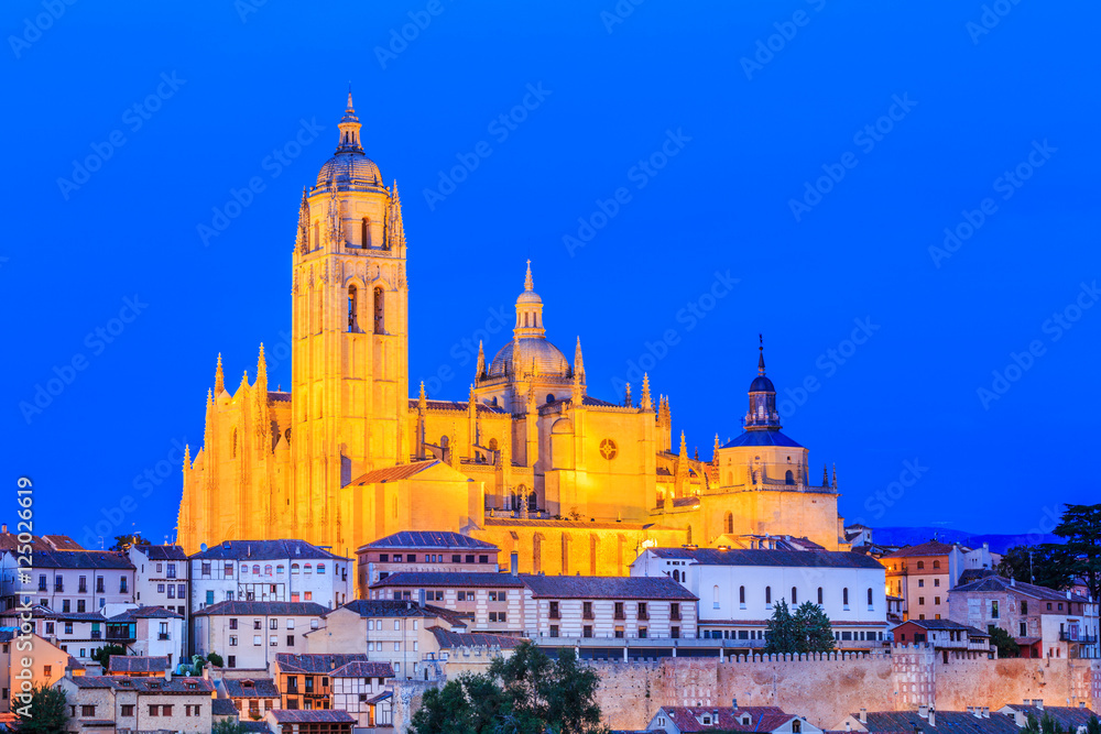 Segovia, Spain. Catedral de Santa Maria de Segovia, Castilla y Leon.