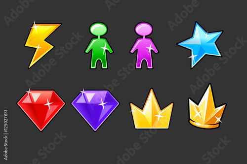 Game resources icons