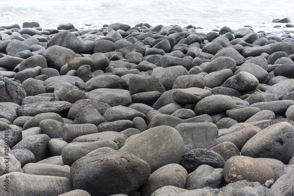 Pacific Ocean - Coast. Soft storm on the ocean. Water Background Pacific Ocean - Coast. Soft storm on the ocean. Water Background