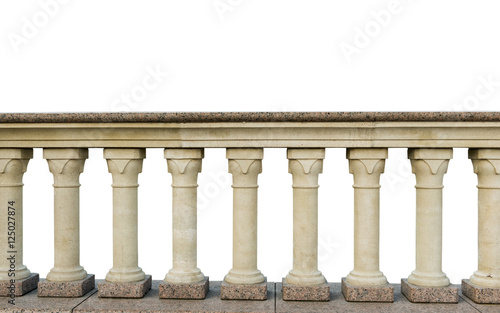 stone railings, isolated