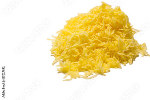  grated cheese isolated
