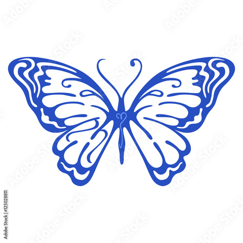 Colored butterfly logo