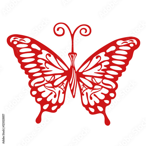 Colored butterfly logo