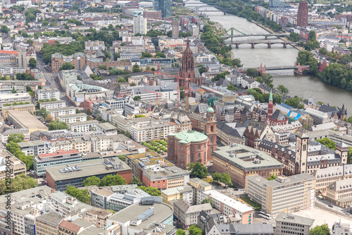 Frankfurt Germany aerial view © vichie81