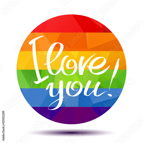 rainbow round frame