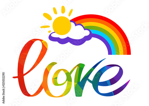 love and rainbow