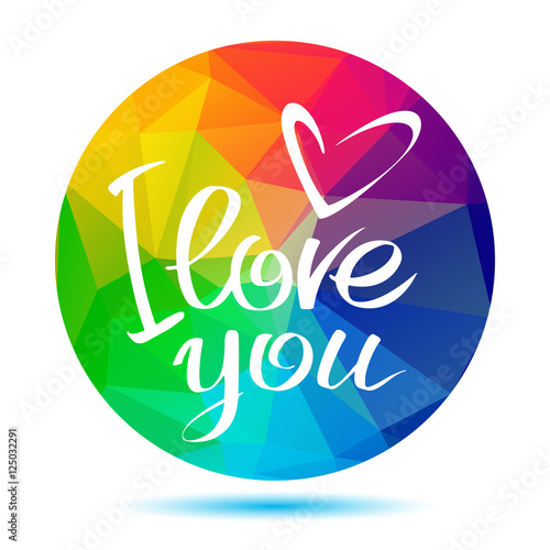 rainbow round love