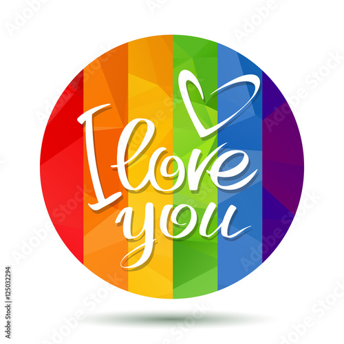 rainbow striped love