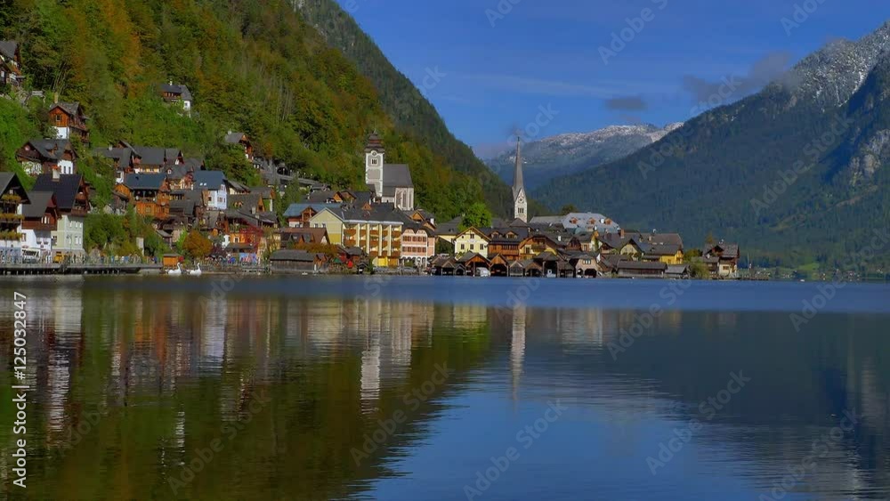 The village of Hallstatt, Lake Hallstatt, UNESCO World Heritage Hallstatt-Dachstein Salzkammergut, Upper Austria, Austria, Europe The village of Hallstatt, Lake Hallstatt, UNESCO World Heritage Hallstatt-Dachstein Salzkammergut, Upper Austria, Austria, Europe