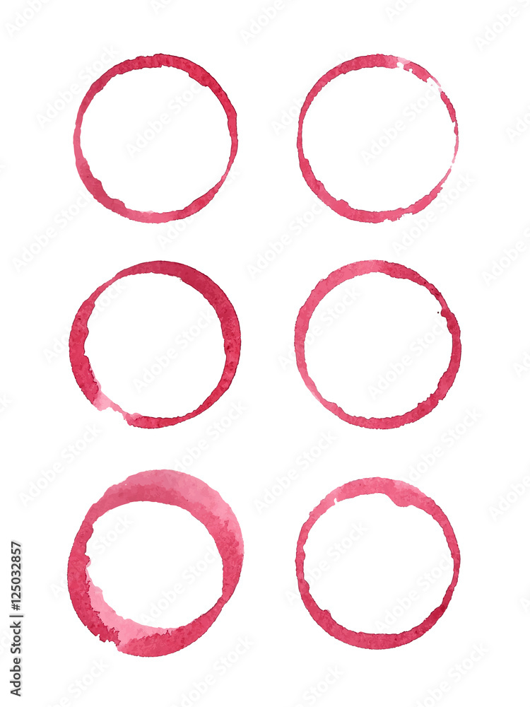 Red wine stains. Red wine stains.