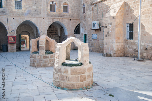 Картината върху платно Nabi Musa site and mosque at Judean desert, Israel