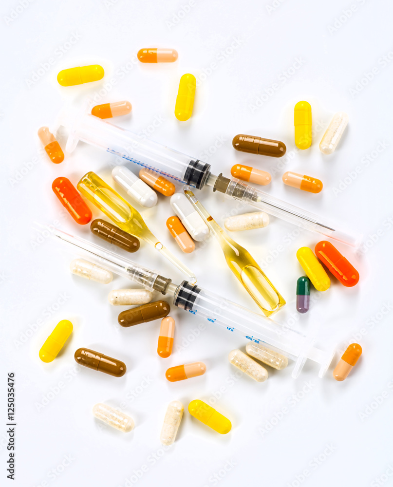 Variety of medicines and drugs Variety of medicines and drugs