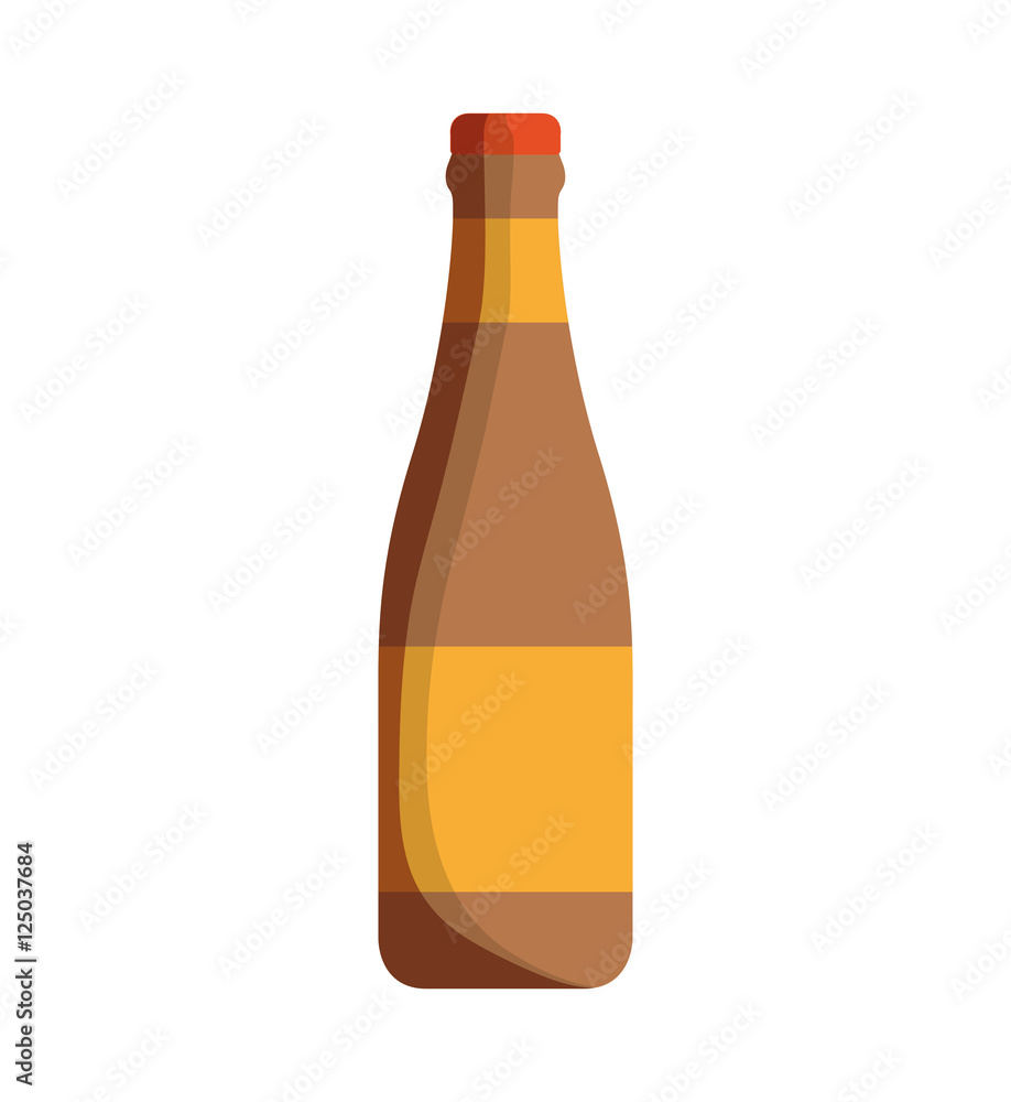 fresh beer bottle isolated icon vector illustration design fresh beer bottle isolated icon vector illustration design