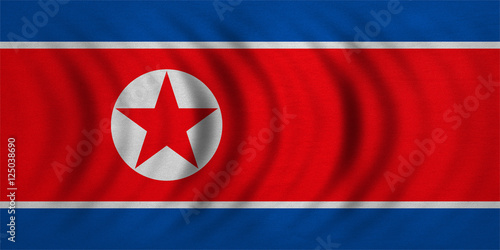 Flag of North Korea wavy, detailed fabric texture Free Download Flag of North Korea wavy, detailed fabric texture - GFXLoad