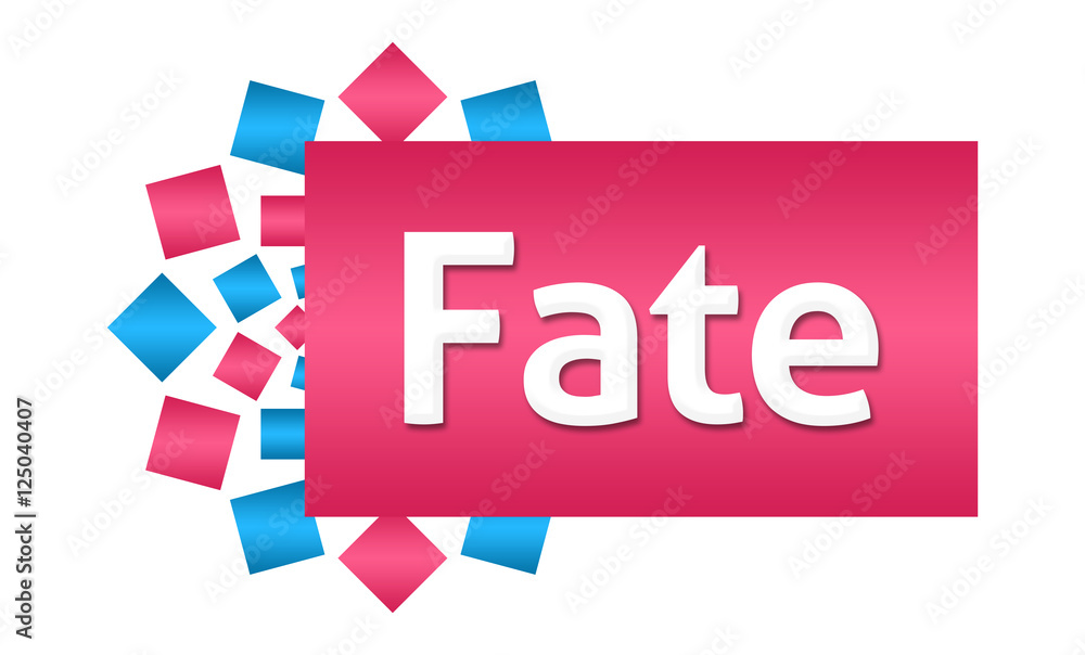 Fate Pink Blue Circular Horizontal 