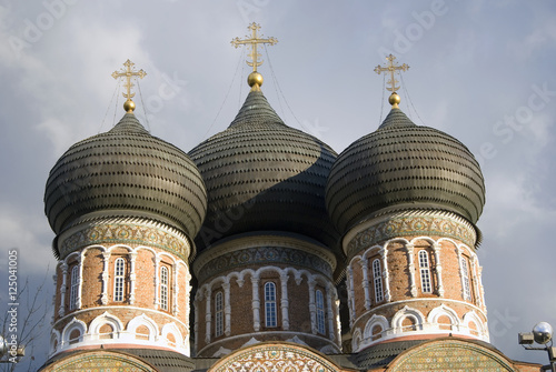 Canvas Print Izmailovo manor in Moscow. Interseccion cathedral