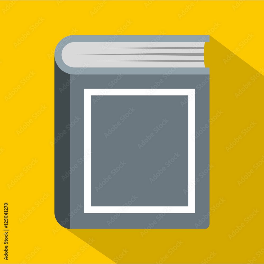 Thick book icon. Flat illustration of thick book vector icon for web Thick book icon. Flat illustration of thick book vector icon for web