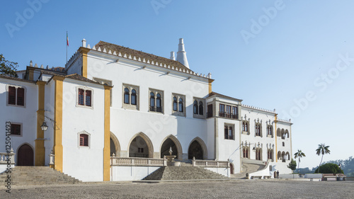 White Castle. Sintra. National Palace of Sintra. Portugal