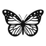 Big butterfly icon. Simple illustration of big butterfly vector icon for web