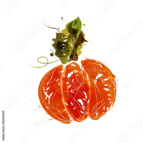 Cool grunge pumkin