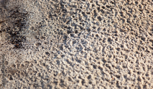 Sand surface after the rain